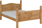 Corona Bedframe with High Foot End