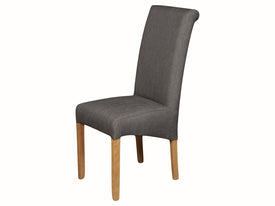 Sophie Dining Chair in Grey Fabric