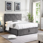 Dublin Gas-Lift Bed in Grey