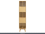 Carrington Modern Oak Large Single Bookcase