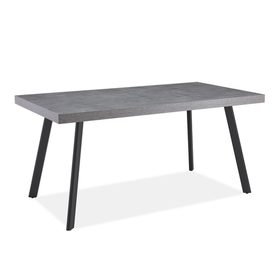 Fredrik Grey Marble Dining Table