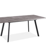 Fredrik Grey Marble Extension Table