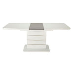 Modena White Extension Table