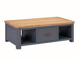 Treviso Midnight Blue Large Coffee Table with Drawer