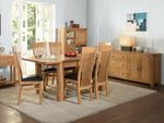 Treviso Oak 6ft Extension Dining Set