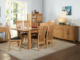 Treviso Oak 4ft Extension Dining Set