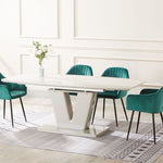 Vicenza Light Grey Fixed Table