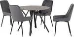 Athens Round Dining Set with Avery Dining Chairs