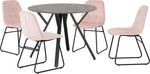 Athens Round Dining Set with Lukas Dining Chairs