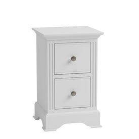 BP Small Bedside Cabinet White