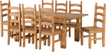 Corona Extending Dining Set - Eight Chairs
