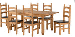 Corona Extending Dining Set - Six Chairs