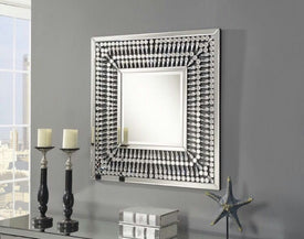 Crystal Square Mirror