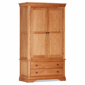 Delta Double Wardrobe with 2 Drawers