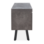 Fredrik Grey Marble Wide TV Unit