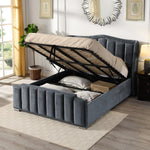 Clare Storage Bedframe in Charcoal