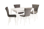 Fara White Dining Set