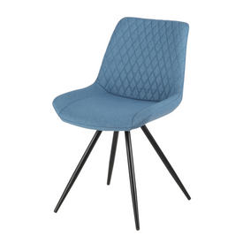 Isabella Blue Fabric Chair