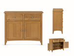 Kilkenny Oak Hutch with 2 Door Sideboard