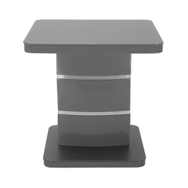 Modena Dark Grey Lamp Table