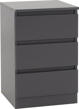Malvern 3 Drawer Bedside Locker