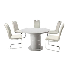 Modena Light Grey Round Dining Table