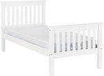 Monaco Single 3ft Bedframe High Foot End