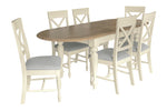 Meghan Oak 1.8m Extending Dining Table