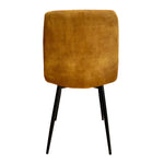 Pedro Mustard Velvet Chair