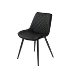 Silvia Dining Chair with Black Legs