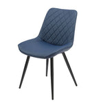 Silvia Dining Chair with Black Legs