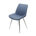 Silvia Bar Stool with Chrome Legs