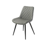 Silvia Dining Chair with Black Legs