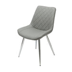 Silvia Bar Stool with Chrome Legs