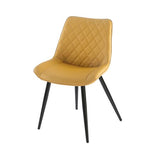 Silvia Dining Chair with Black Legs
