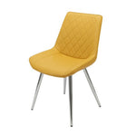 Silvia Bar Stool with Chrome Legs