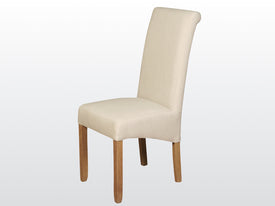 Sophie Dining Chair in Beige Fabric