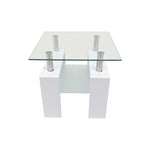 Tivoli Lamp Table in White