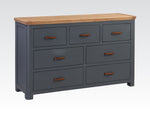 Treviso Midnight Blue 3 Over 4 Chest of Drawers